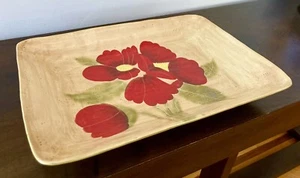 Ambiance Collections "Fleur Rustique" große Platte 16" von Nanette Vacher - NEUWERTIG - Bild 1 von 6