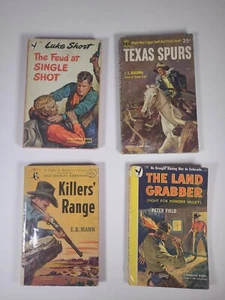 Western lot - Feud At Single Shot - Texas Spurs - Killers Range - Land Grabber - Picture 1 of 10