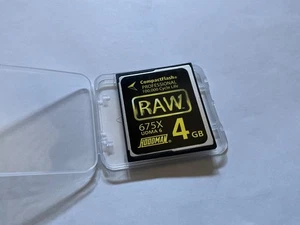 1pcs 4gb HOODMAN MADE USA compact flash CF I  memory card for DSLR Nikon Canon - Picture 1 of 3