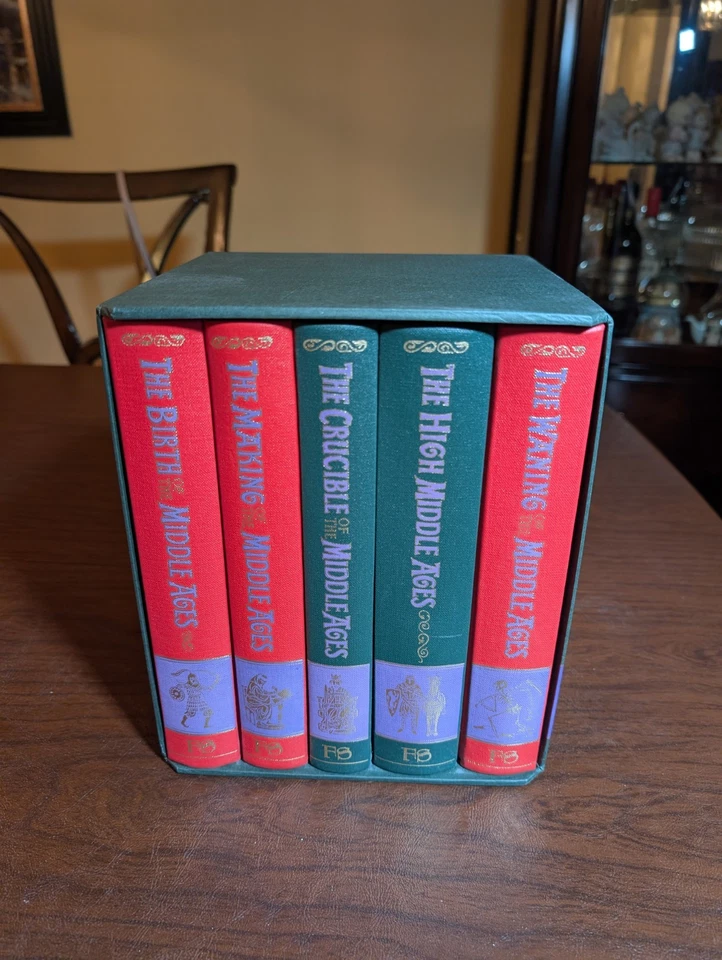 The Story of the Middle Ages 1999 HC Slipcase Box Set of 5 - Folio Society VG+ - Image 1 of 4