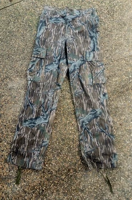 Pantalones Camuflaje Originales Vintage Años 90 Mossy Oak Treestand Talla 34x34 Camuflados  Foto 1 de 4