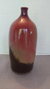 Ruth Stein für Diane Love MCM Kunstkeramik Vase strukturierte Glasur signiert 10" Dekor - Bild 1 von 10