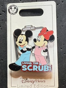 Disney Nurses Day 2021 Pin Mickey And Minnie LE - Picture 1 of 2