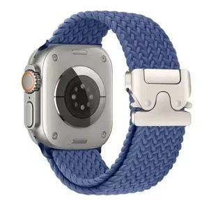 Pasek pleciony Apple Watch 42/44/45/46mm niebieski - Zdjęcie 1 z 6