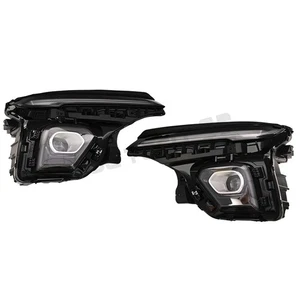 Full LED Projector Headlight Black Left+Right For 2024-2025 Chevy Trailblazer - Picture 1 of 12