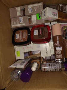 LOT OF 10 ASSORTED MAKE UP- L'OREAL,MAYBELLINE,RIMMEL,ALMAY,NYC,GARNIER & REVLON - Picture 1 of 13