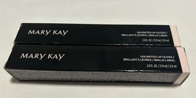 Mary Kay Unlimited Lip Gloss Fancy Nancy and Beach Bronze New In Box - Image 1 of 4