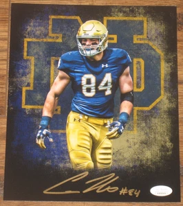 Cole Kmet Signed 8x10 Autograph Photo JSA Certified Auto Notre Dame Irish Bears - Picture 1 of 4