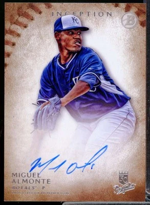 Miguel Almonte Card 2015 Bowman Inception Prospect Autographs #PAMA  - Image 1 of 2