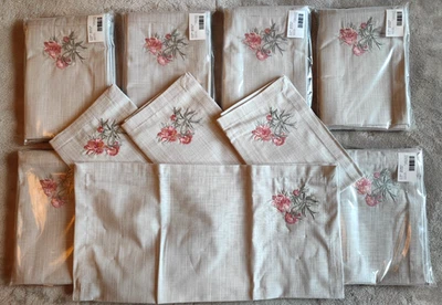 5 x  Pakete Stoffservietten  a 4 Stück 45 x 45 cm Stoff Servietten HSE Neu - Bild 1 von 3