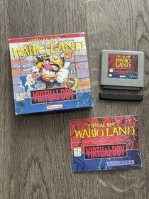 Virtual Boy Wario Land Nintendo Virtual Boy 1995 Complete Original Authentic CIB