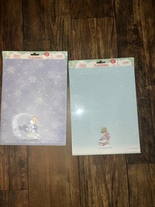 New Holiday Precious Momnts 25 sheets 8 1/2" x 11" Christmas Letters Family Snow - Picture 1 of 7