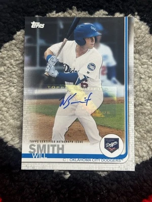 WILL SMITH 2019 TOPPS PRO DEBUT ROOKIE AUTOGRAPH AUTO! RC! DODGERS #148 - Image 1 of 2