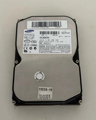 Samsung SV3002H 30GB VEGA ATA/IDE PATA Hard Drive 3.5" - Image 1 of 4