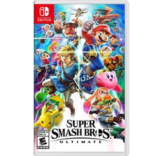 Super Smash Bros. Ultimate (Nintendo Switch) Includes Case & Cartridge