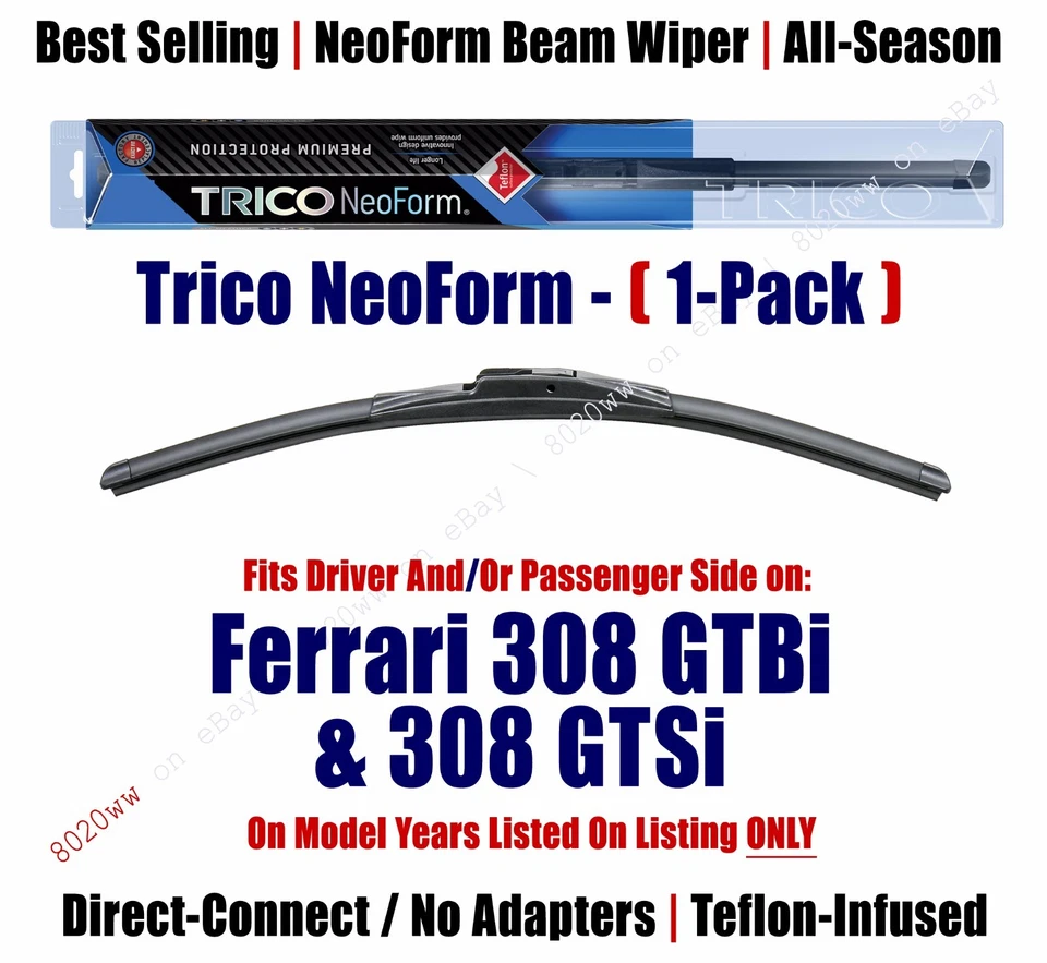 Limpiaparabrisas Super Premium NeoForm (cantidad 1) apto para Ferrari 308 GTBi/GTSi 1981-82 - 16180 Foto 1 de 1