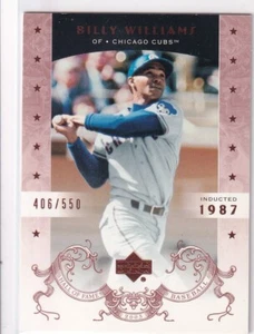 Tarjeta base UD 2005 Salón de la Fama Billy Williams SP/550 #4 - Imagen 1 de 1