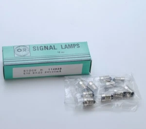 ORBITEC 114620 E10 24V 80mA 9x23 E2340 Signallampe 10Stk. - Bild 1 von 1