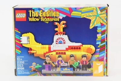NEW Lego THE BEATLES Yellow Submarine Set 21306 Paul Ringo John George Minifigs - Image 1 of 4