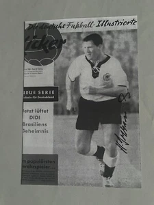 HORST SZYMANIAK († 2009) DFB signed Kicker Magazinseite 18x27 Autogramm - Picture 1 of 1