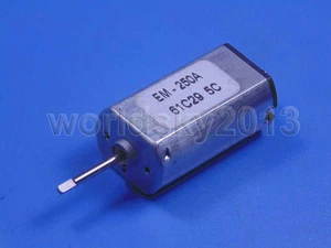 1 pz 180 DC12V-24V 6000RPM-12000RPM Micro Carbonio Spazzola Motore DC per Parti Fai Da Te - Foto 1 di 5