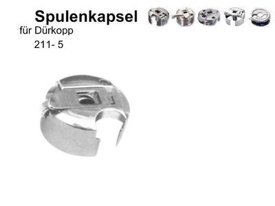 DRITTANBIETER AUS ASIEN Spulenkapsel für Dürkopp 211 - 5 (ohne Fadenabschneider) #11