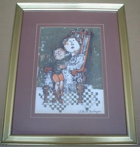 GRACIELA RODO BOULANGER - Vintage Original Lithograph - Signed - Nice Frame - Picture 1 of 4