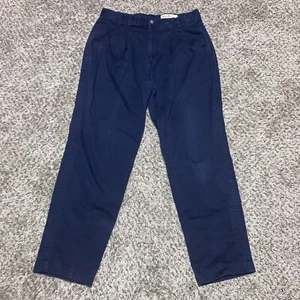 Eddie Bauer Men’s Pants Size 36 Navy Blue Khakis - Picture 1 of 6