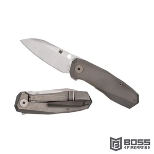 Spyderco Techno 3 2.64" Drop Point Blade Folding Pocket Knife #C158TIP3 - (D131) - Picture 1 of 1