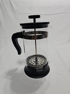 UPPHETTA French press coffee maker, glass, stainless steel, 13.5 oz - Picture 1 of 5