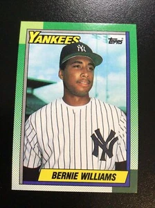 1990 Topps Bernie Williams Rookie Baseballkarte #701 New York Yankees - Bild 1 von 3
