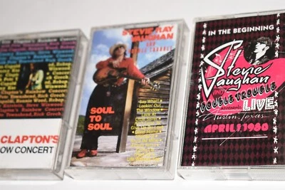 3 Lot Stevie Ray Vaughan In the Beginning & Soul to Soul + Eric Clapton Rainbow - Image 1 of 3