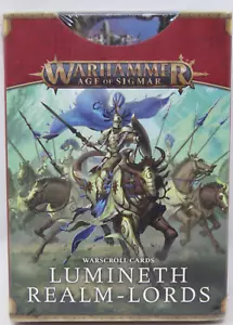 Warhammer Age of Sigmar Lumineth Realm-Lords Warscroll Cards - Picture 1 of 2
