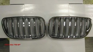 MIT CHROMED FRONT & SILVER REAR GRILLE BMW X3/E83 X SERIES 2007-2009 - Bild 1 von 4