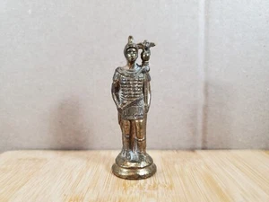 Antique VIKINGS vs ROMANS Metal Bishop Chess Piece Replacement Part Pewter - Picture 1 of 24