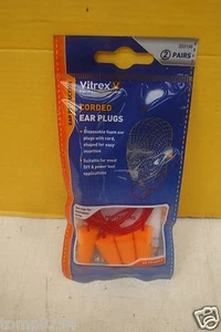 2 PAIA X TAPPI AURICOLARI CON CAVO VITREX 333130 - Foto 1 di 1