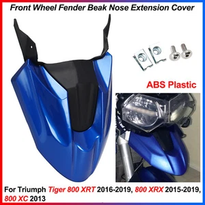 Para Triumph Tiger 800 XRT/XRX/XC 1x Carenado Delantero Extensión de Pico Guardabarros Extensor - Imagen 1 de 13