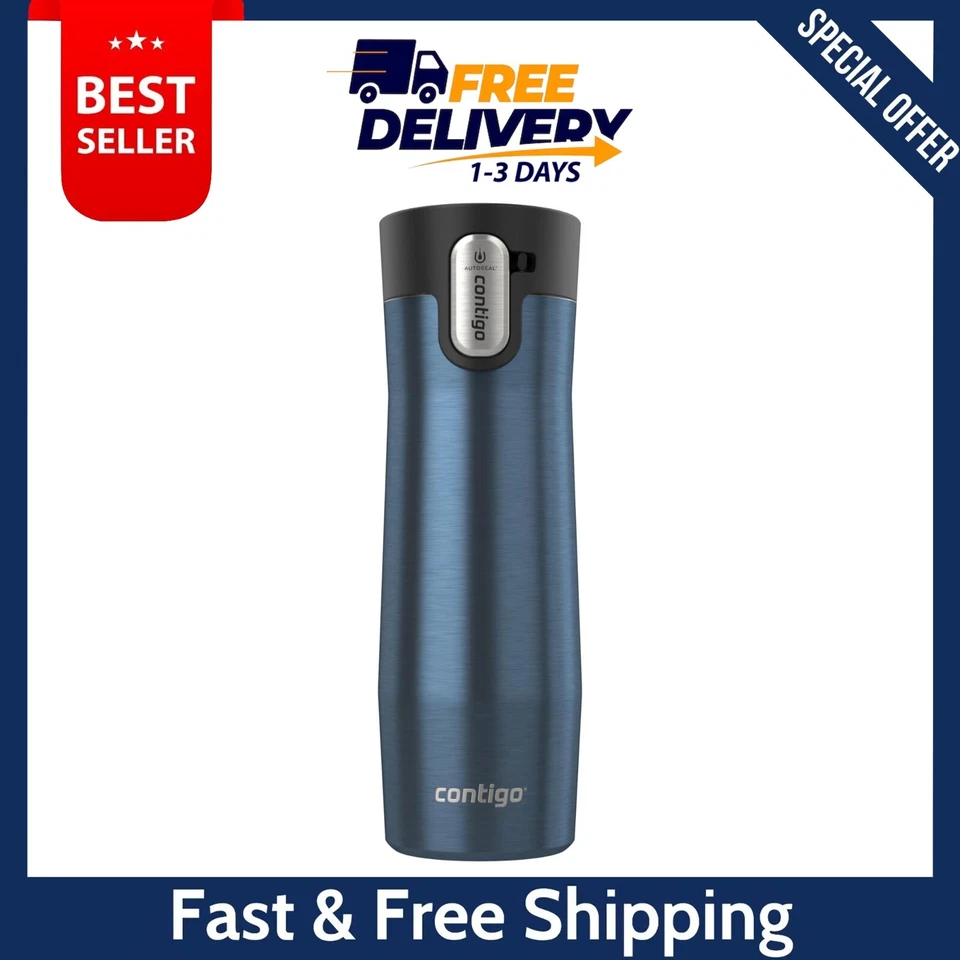 Contigo 2201662 AUTOSEAL West Loop 3.0 20OZ Transparent Berry