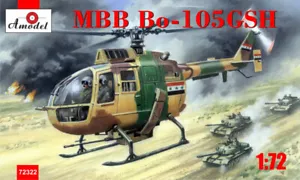 AMODEL 72322 MBB Bo-105 GSH Hubschrauber Maßstab 1/72 - Plastik Modellbausatz - Bild 1 von 8