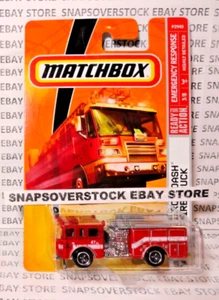 2009 MATCHBOX ROT PIERCE ARMATURENBRETT FEUERWEHRWAGEN "SAN DIEGO FIRE RESCUE" MBX #57, VHTF - Bild 1 von 12