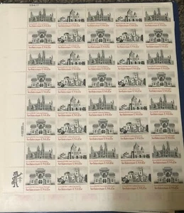 1979 15c American Architecture Stamp Series - Full Sheet (40 stamps) - Picture 1 of 1