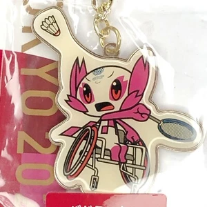 2020 Tokyo Paralympics Keychain Key Ring Someity Mascot Sports pose Badminton JP - Picture 1 of 8