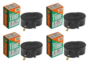4 (FOUR) DURO BICYCLE 26 x 1.75/2.125 TUBE 33MM STANDARD AMERICAN/SCHRADER VALVE - Picture 1 of 1