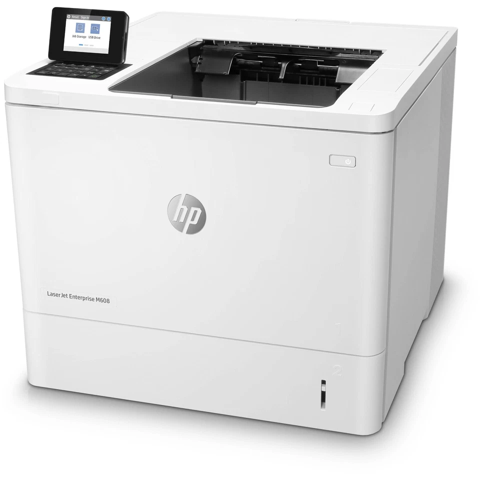 HP LaserJet Enterprise M608N A4 Network Workgroup Mono Laser Printer - K0Q17A - Image 1 of 4
