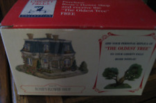 LIBERTY FALLS COLLECTION - "ROSIE'S FLOWER SHOP" W/ OLDEST TREE -USED IN BOX