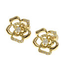 0.15ct Diamond earring K18 Yellow Gold  3g