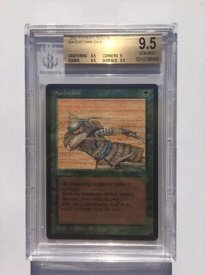 BGS 9.5 | Sandstorm | MtG Arabian Nights | Gem Mint (PSA CGC 10) - Image 1 of 2