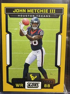 2023 Panini Score John Metchie III Gold Parallel 5