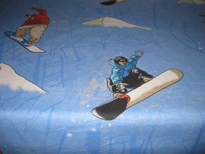   DEKOSTOFF, KINDERSTOFF MIT SNOWBOARDER  100%CO(Preis pro Meter) - Bild 1 von 6