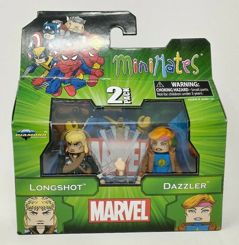 Marvel Minimates Longshot & Dazzler 2-Pack Cover